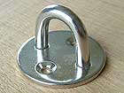 051.30.40 - dekoog op ronde grondplaat, rvs